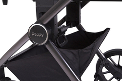 Детская коляска Peppy Monaco GP 3 в 1 с автокреслом Verona Black черный, рама темно-серая