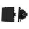 Механизм выключателя двухклавишный проходной SWT-NOBE-MKP2-SFPL-BK (230V, 10A) Arlight 054255