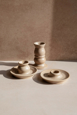 Подсвечник бежевый New / Titkova ceramic