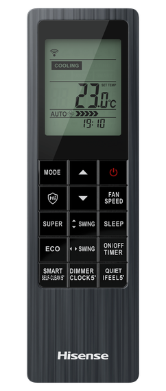 Инверторная сплит-система серии BLACK CRYSTAL SUPER DC Inverter Wi-Fi AS-10UW4RVETG01(B) (комплект)