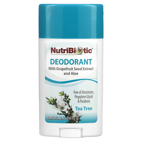 NutriBiotic, Дезодорант, чайное дерево, 75 г (2,6 унции)