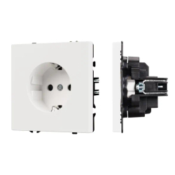 Механизм электрической розетки SCT-NOBE-MEU1-SFPL-WH (230V, 16A) (Arlight, -) 054276