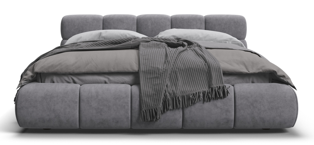 Босс Дрим Кровать+ПМ 160 Велюр Роял агат