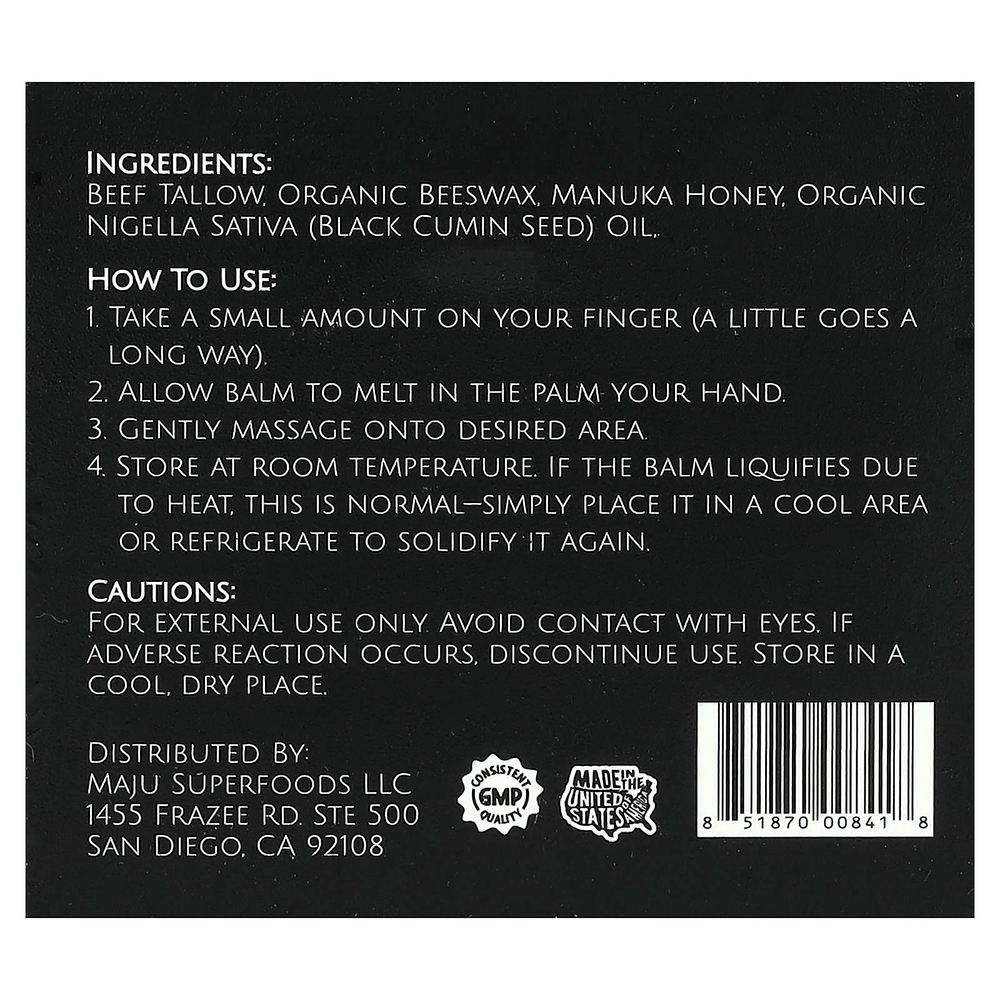 Maju Superfoods, бальзам с медом, без запаха, 59,15 мл (2 жидк. унции)
