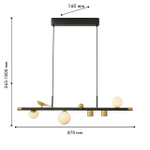 Подвесной светодиодный светильник Favourite Sparrow 4324-5P