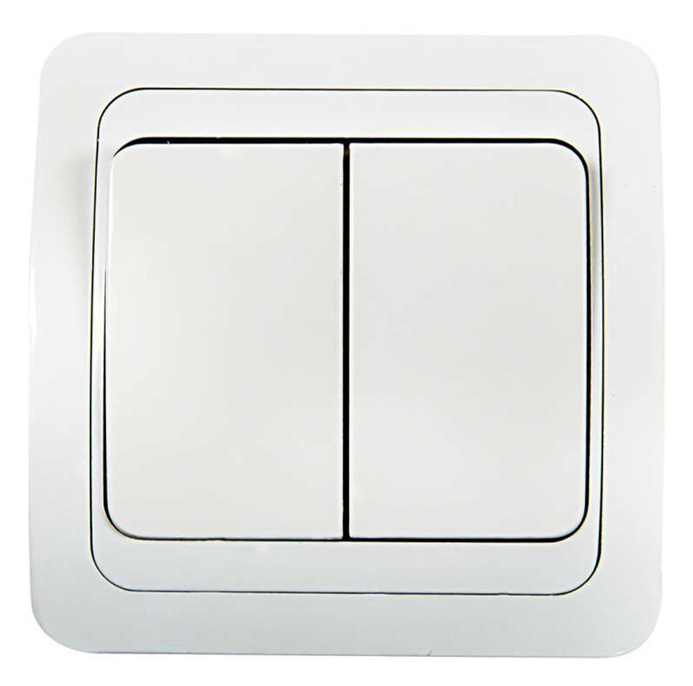 Выключатель 2-кл. СП Classico 2023 10А IP20 бел. ASD / IN HOME 4680005959860 Выключатель 2-кл. СП Classico 2023 10А IP20 бел. ASD / IN HOME 4680005959860