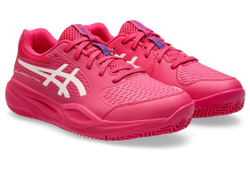 Детские Кроссовки теннисные Asics Gel-Resolution X GS Clay - ярко-розовый/кремовый