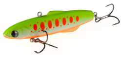 Воблер вертикальный Lucky John HotDog VIB 90, цвет 023