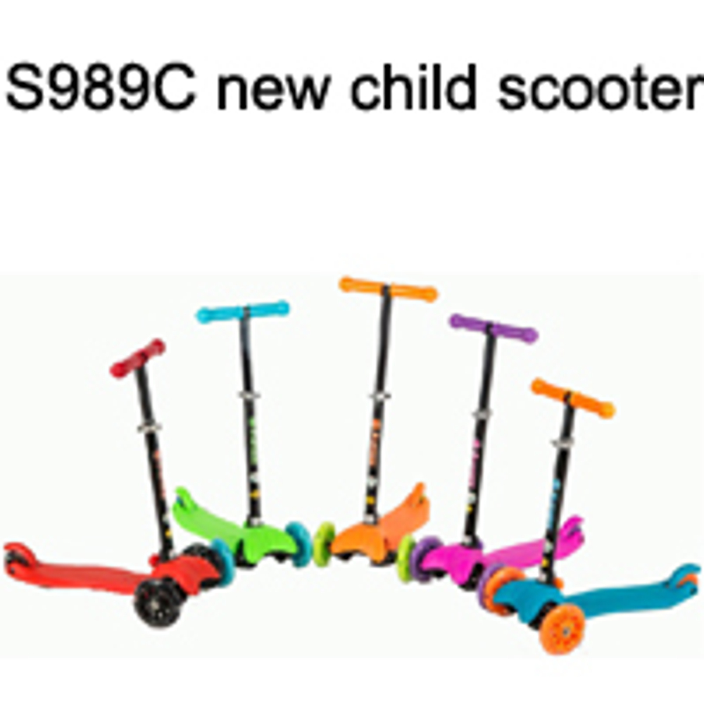 Самокат scooter s989c красный