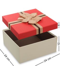 Packing Symphony WF-80-B Набор коробок из 3шт «Квадрат» цв.беж./красн.