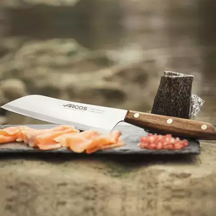 Нож универсальный кухонный «Нордика» сталь нерж.,дерево ,L=19см