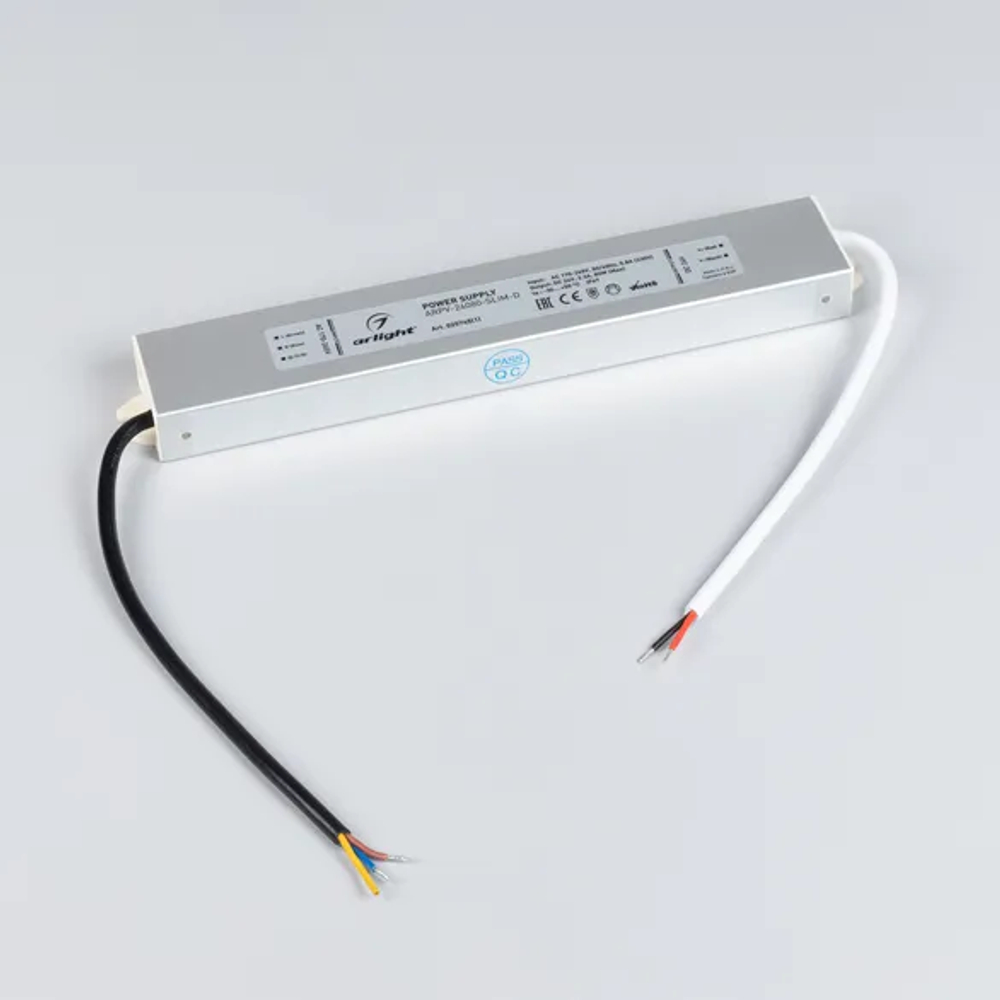 Блок питания ARPV-24080-SLIM-D (24V, 3.3A, 80W) (Arlight, IP67 Металл, 3 года) 025745(1)