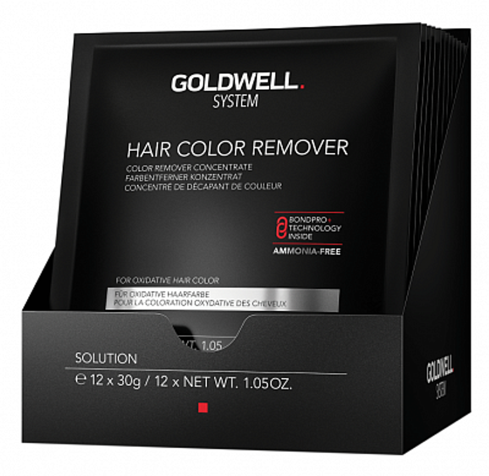 Goldwell System Hair Color Remover - Смывка краски с волос 12x30G