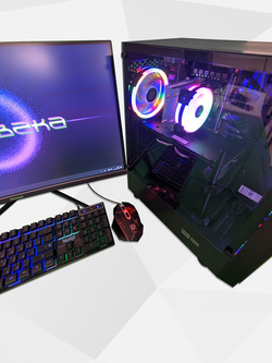Basetech GFX03 c Монитором 27 дюймов / AMD RADEON RX 580 8GB / INTEL XEON 2650V4 / 32 RAM / 1TB