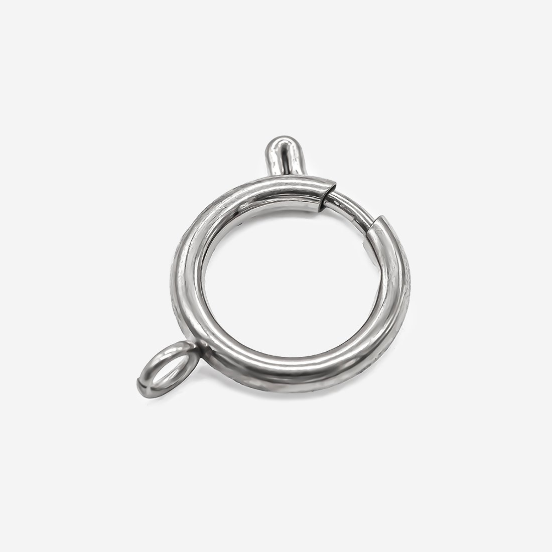 Замочек карабин, 16мм, сталь без покрытия