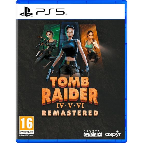 PS5 Tomb Raider 4-5-6 (IV-V-VI) Remastered (Новый, Полностью на русском языке)