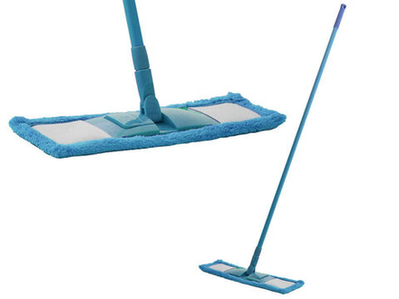 Швабра с насадкой из микрофибры с ведром