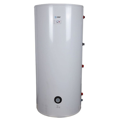 Бойлер комбинированного нагрева Stout 300 литров напольный c одним теплообменником, ТЭН 3 кВт