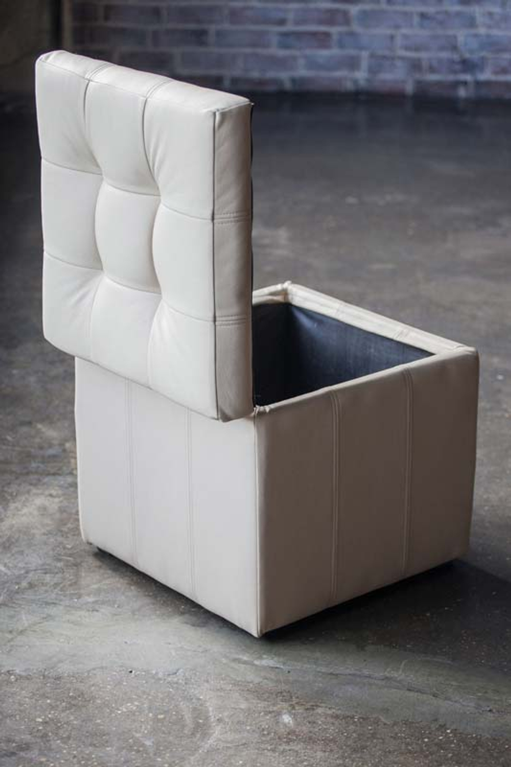 Банкетка Модерна арт.396854 экокожа, полиуретан (светло-бежевая)