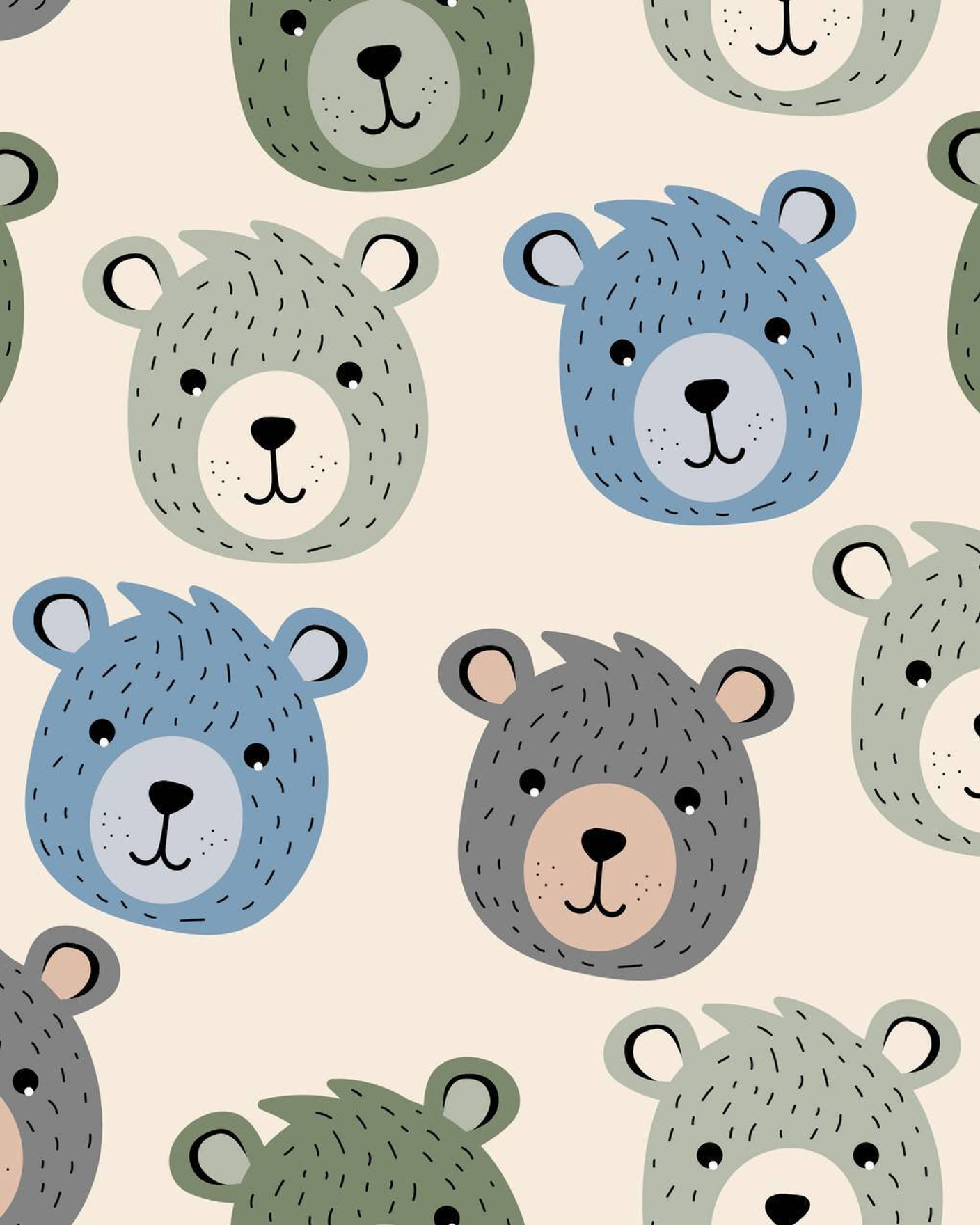 Новый принт для малышей Grizzly Bears