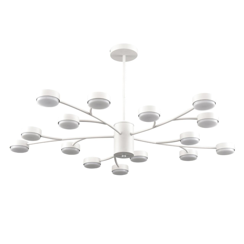 8265/15 COMFI LN26 металл/металл белый/белый Люстра GX53 LED 15*7W 220V TORINA