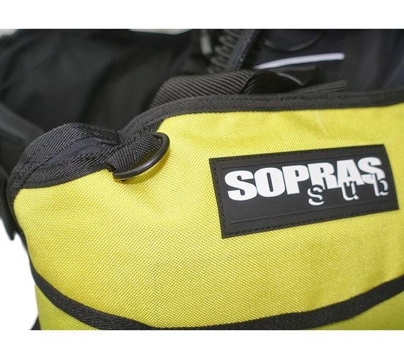 Жилет-компенсатор BCD Sopras Sub Divecenter черный/желтый