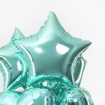 F Шар Звезда 18''/46 см, бирюзовый тиффани (БГ-15)
