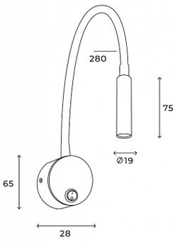 Бра Hesby Lighting Edge HSBL_0208