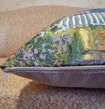 Декоративная гобеленовая наволочка для интерьерной подушки Дыхание весны 68х47