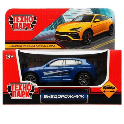 Модель ин. мет. "Внедорожник" 10см, в ассортименте коробка 2108C017-R (Технопарк)