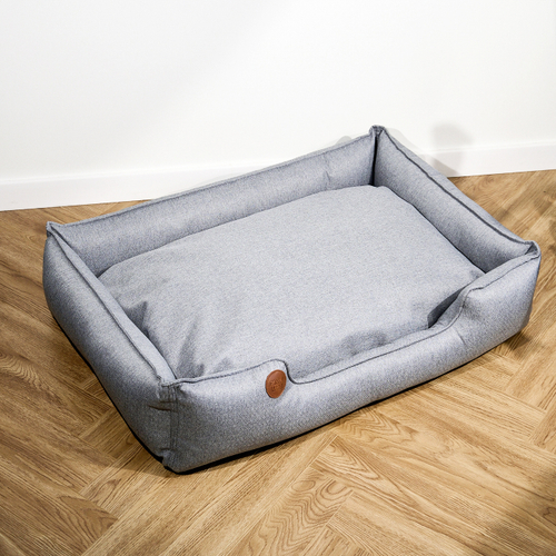 Лежанка из рогожки, серый Rachel WOW