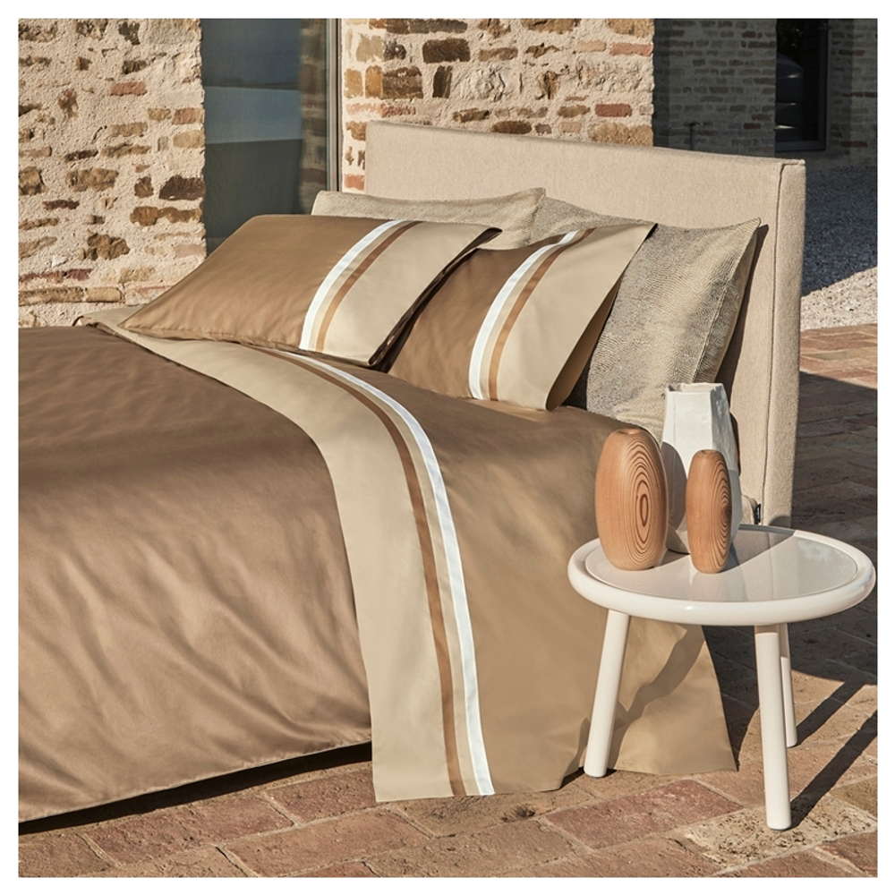 Постельное белье Kubric 60 (240 x 220 см) Tortora/Cammello