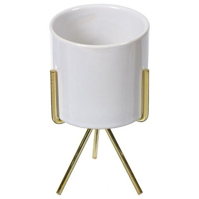 Украшение декоративное 8.5х8.5х15.2 см, кашпо, ваза, подсвечник, Y4-3777