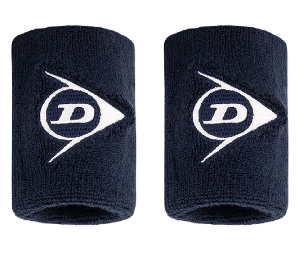 Напульсник теннисный Dunlop Tac Wristbands Short 2P - navy