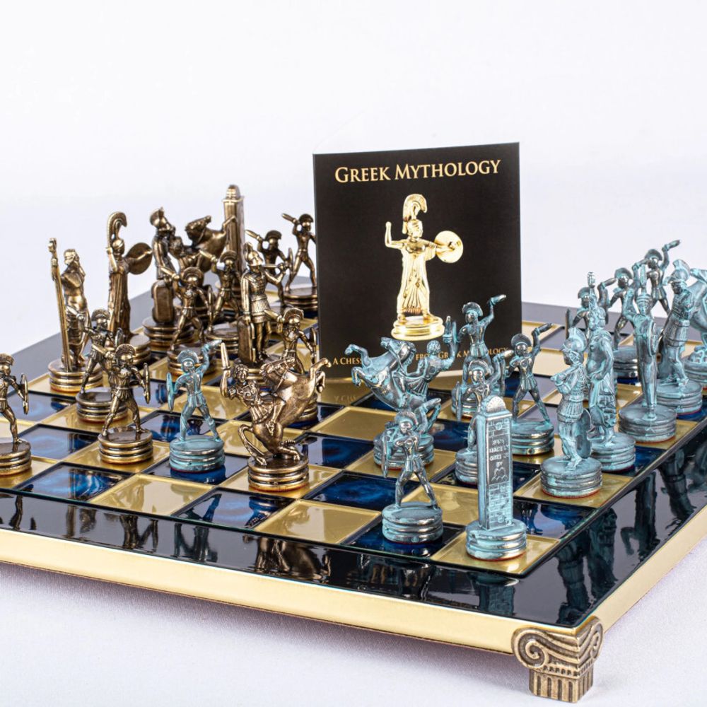 Manopoulos Шахматы подарочные "Троянская война"
