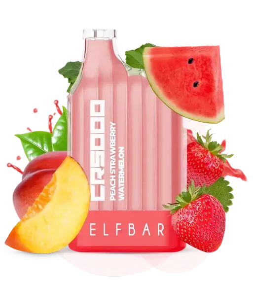 ELFBAR CR5000 - Peach Strawberry Watermelon (5% nic)