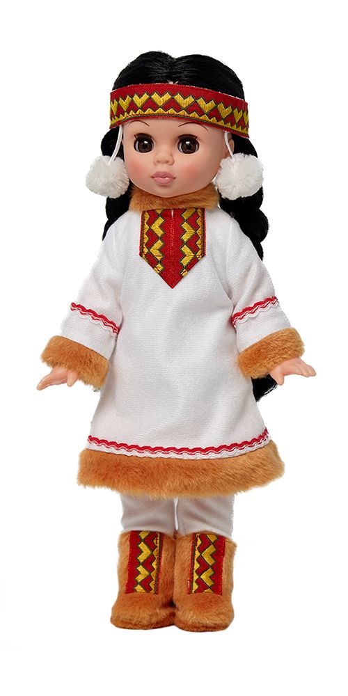 Кукла Эля в костюме народов Севера 30,5см