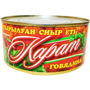 ТУШЕНКА КАРАТ ГОВЯДИНА В/С КЛ 325ГР