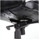 Кресло руководителя Helmi HL-ES07 "Resolution" повыш. прочн., экокожа черн, мультибл, хром, до 150кг