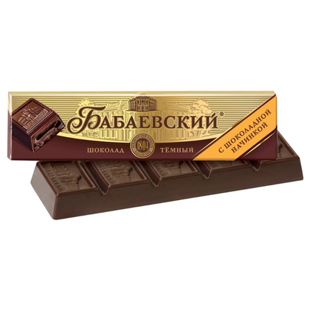 Шоколад Бабаевский с шоколадной начинкой 50 гр