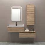 Зеркало MIXLINE "Колорит" ЭКОНОМ 500*700 (ШВ) сенсорный выкл, светодиодная подсветка, универс.крепеж