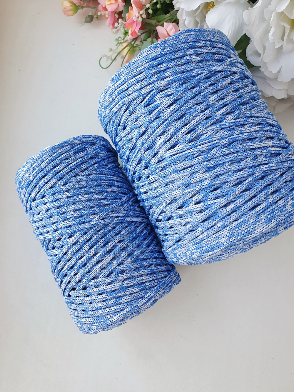 ПЭШ 4 мм Лазурный меланж