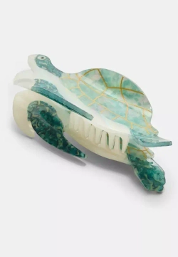 STRADIVARIUS Заколка для волос "Черепашка", зеленый