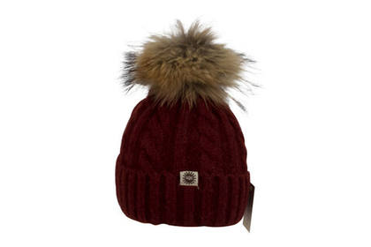UGG Hat Wine Red