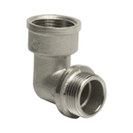 Уголок 3/4'' вн/нар с ограничением никель