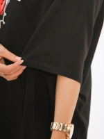 Футболка женская оверсайз принт