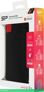 Внешний накопитель Silicon-Power Diamond D30 4Tb (SP040TBPHDD3LS3K)
