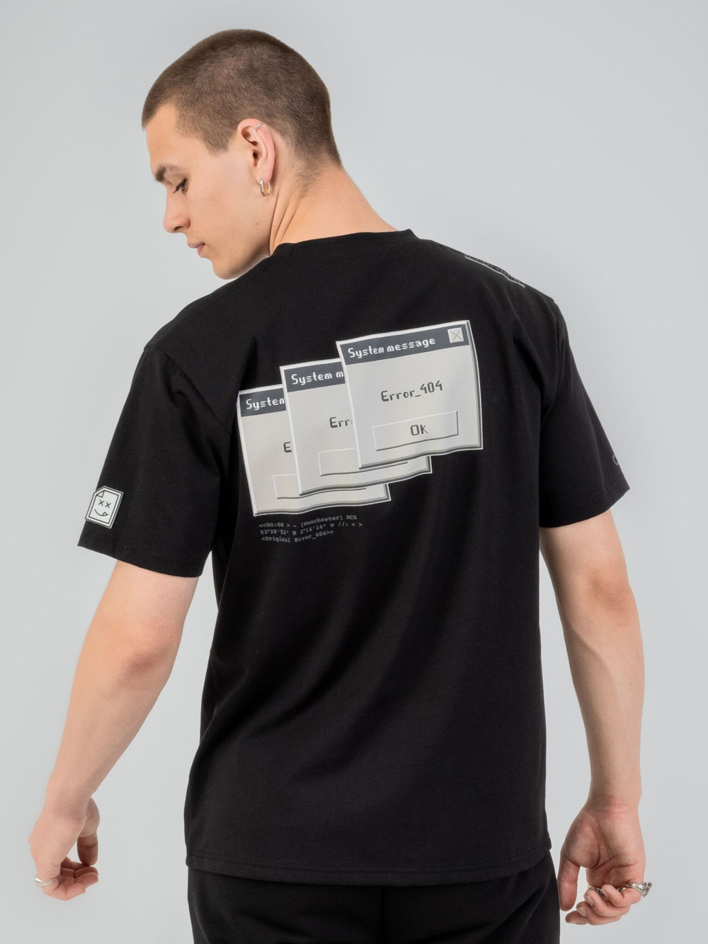 Футболка мужская ORIGINAL CREATOR GLITCH T-SHIRT, Черный