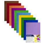 Материал для творчества фоамиран Alingar, А4, 1 мм, 10 цветов, ассорти, упаковка полиэтилен