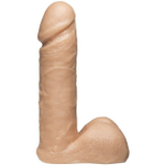 Реалистичный страпон с трусиками и плагом Vac-U-Lock Set - 7" Realistic Ultra Harness - Vanilla (Цвет: ванильный с черным)